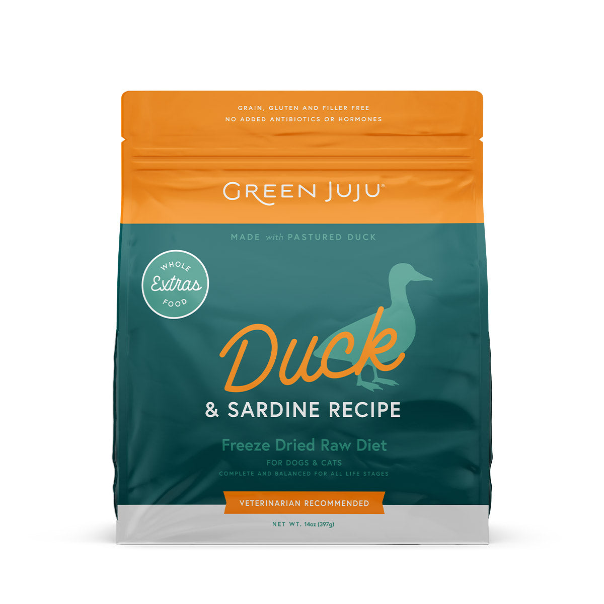 ドッグフード rucca Extras Duck & Sardine – Complete & Balanced Freeze-Dried Meal