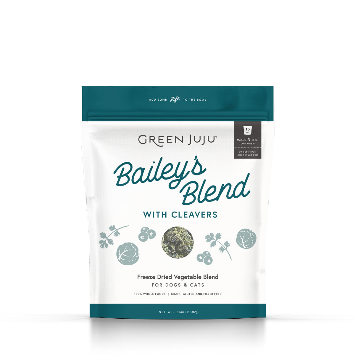 Freeze-Dried Bailey's Blend with Cleavers – Green Juju
