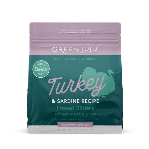 Extras Turkey & Sardine - Frozen Patties & Sliders