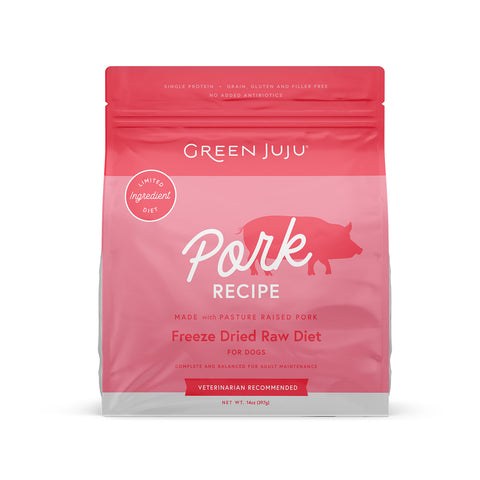 Pork Recipe - Freeze Dried Raw Diet