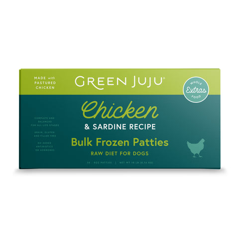Extras Chicken & Sardine - Frozen Patties & Sliders