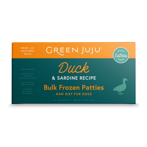 Extras Duck & Sardine - Frozen Patties & Sliders