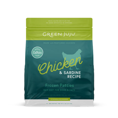 Extras Chicken & Sardine - Frozen Patties & Sliders