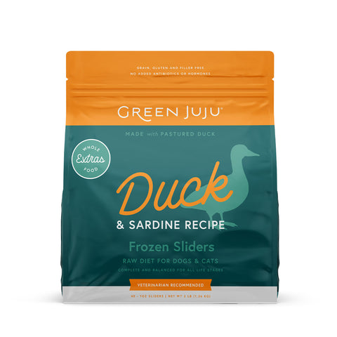 Extras Duck & Sardine - Frozen Patties & Sliders