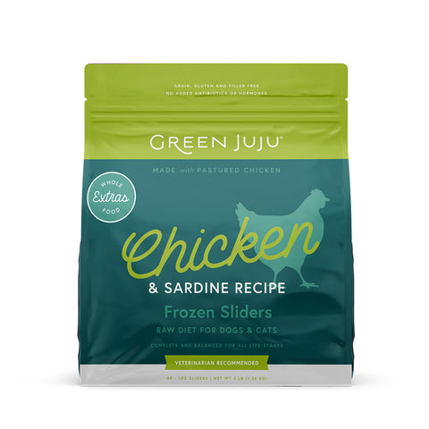 Extras Chicken & Sardine - Frozen Patties & Sliders