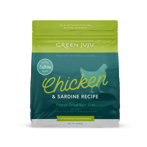 Extras Chicken & Sardine – Complete & Balanced Freeze-Dried Meal