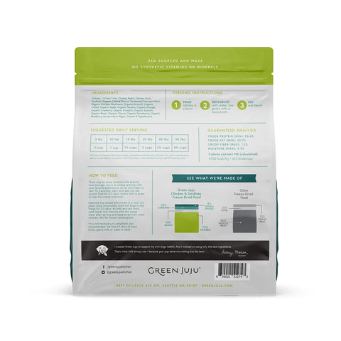 Extras Chicken & Sardine – Complete & Balanced Freeze-Dried Meal