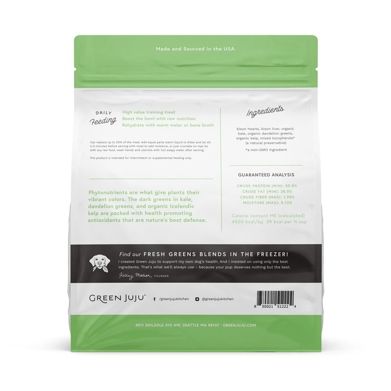 Bison Green Whole Food Bites