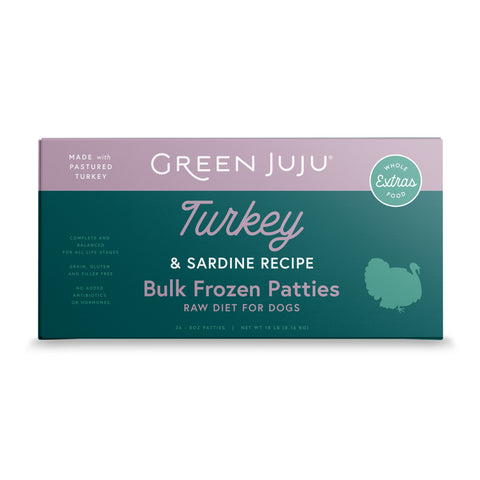 Extras Turkey & Sardine - Frozen Patties & Sliders