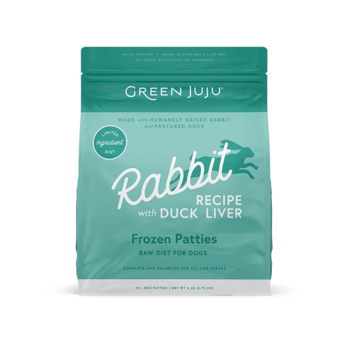 Rabbit Recipe with Duck Liver Frozen Patties & Sliders