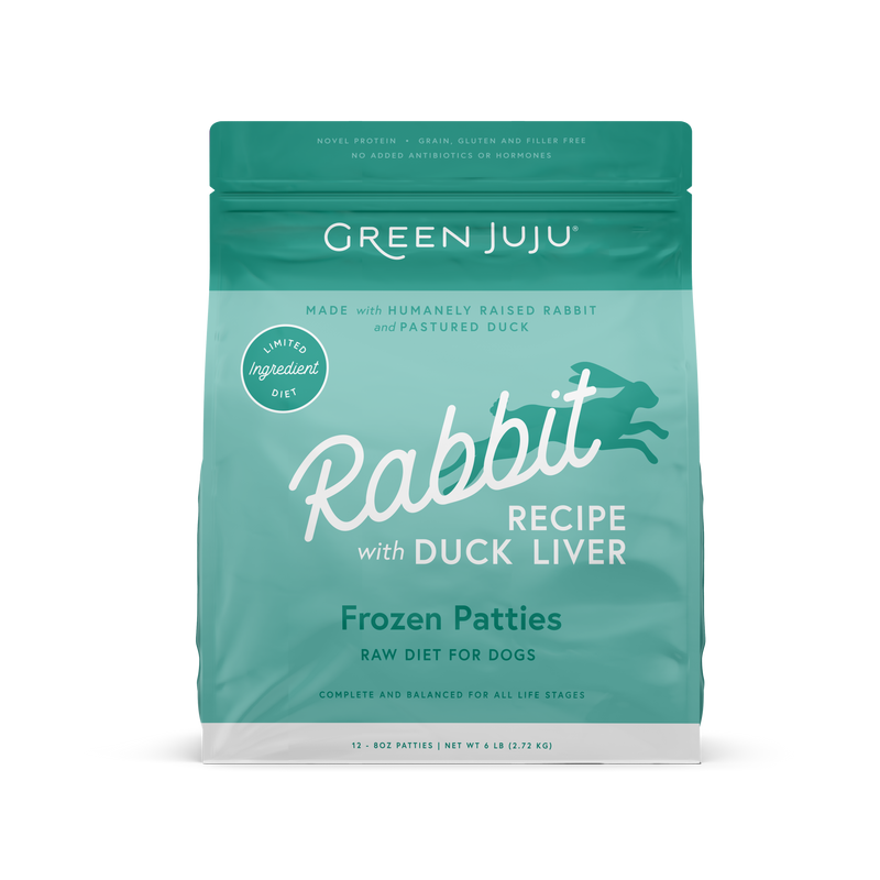 Rabbit Recipe with Duck Liver Frozen Patties & Sliders