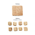 A comparison chart for Green Juju Patties vs. Sliders