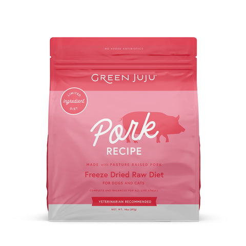 Pork Recipe - Freeze Dried Raw Diet