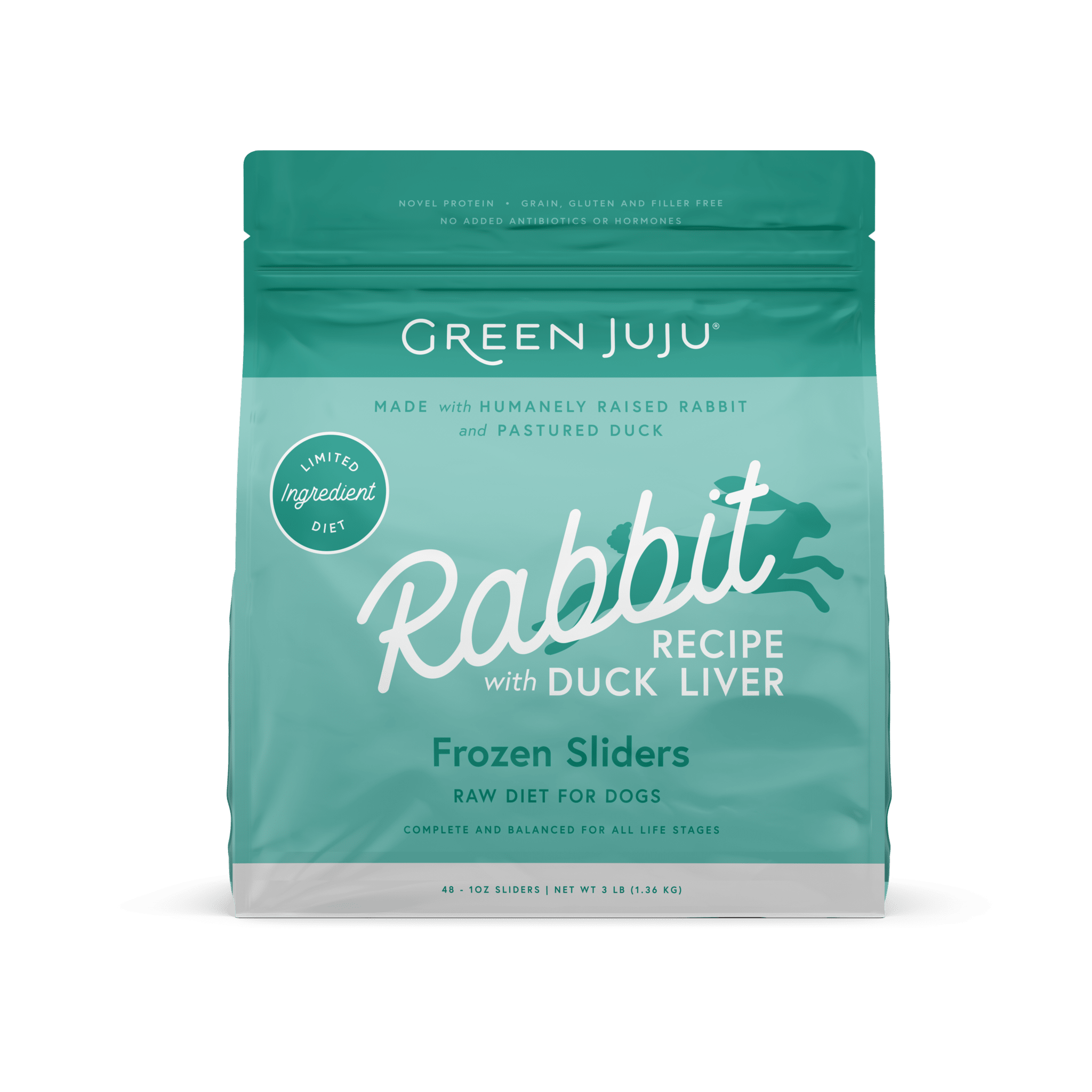 Rabbit Recipe with Duck Liver Frozen Patties & Sliders – Green Juju